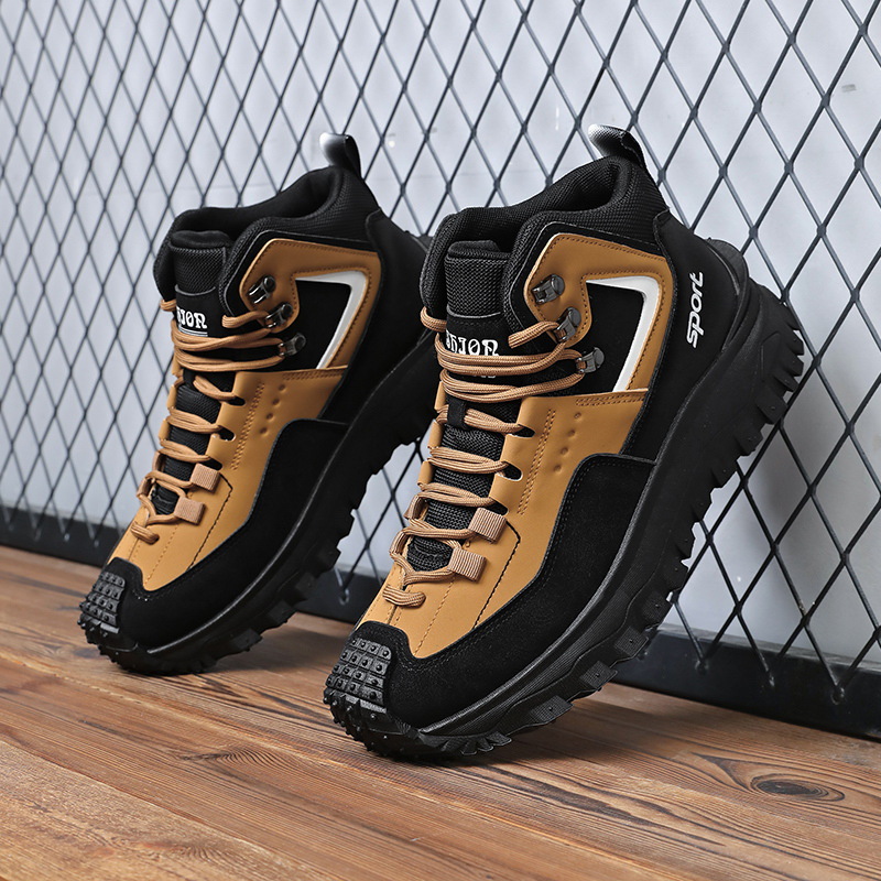 Men Shoes Type - Men's Wide Width Hiking Shoes Non-Slip