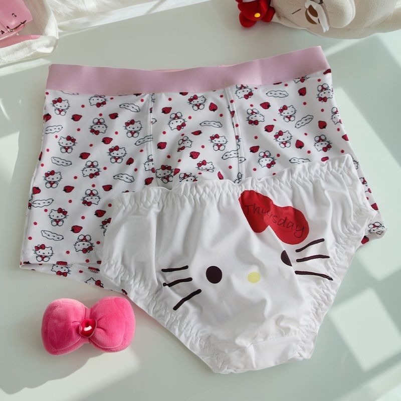 Men'S Shoes Xl - Hello kitty fashion cartoon milk silk