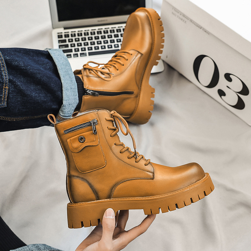 2025 Trend Men Boots Sneakers  - Men Shoes Type ulasan dan harga