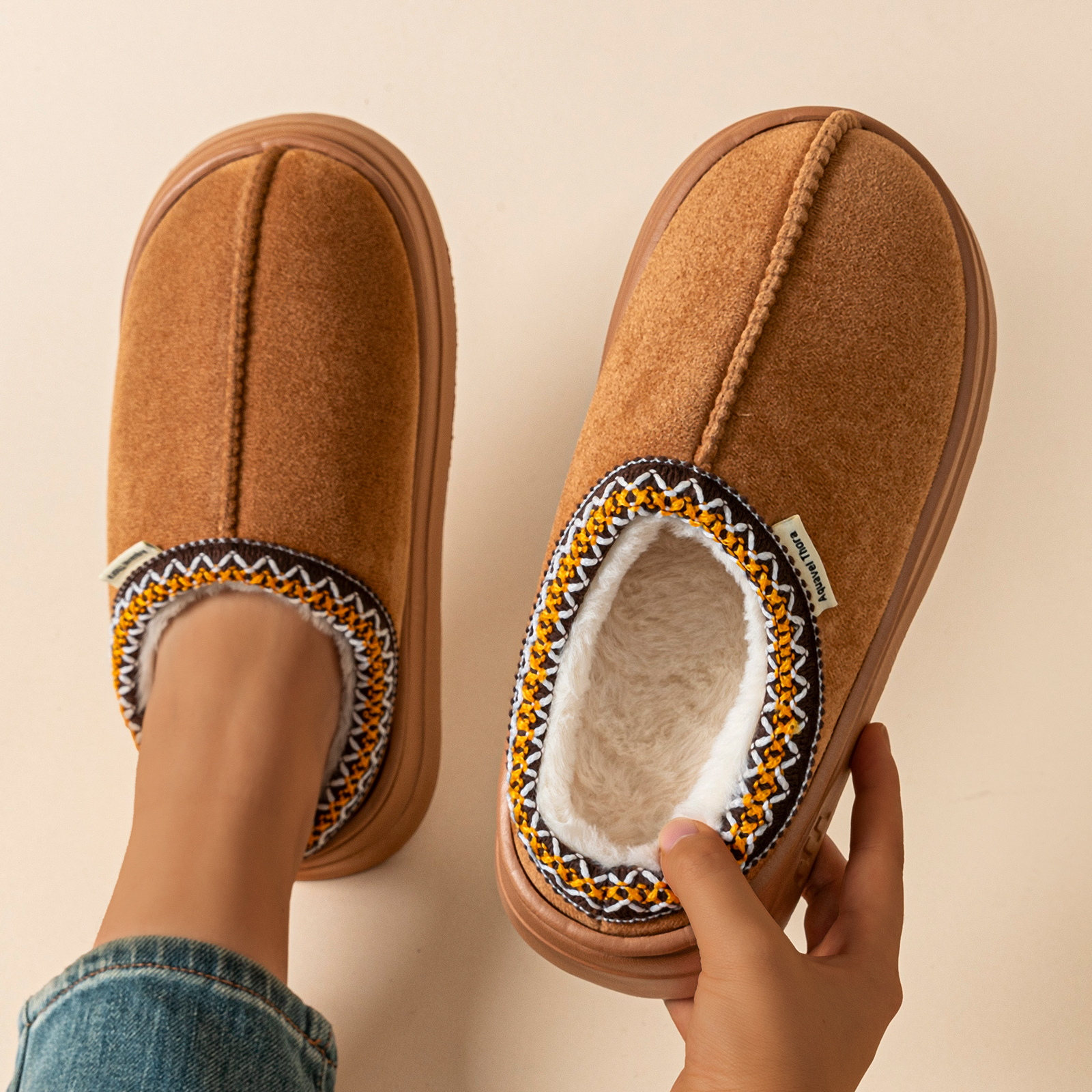 Winter Anti-slip Women's Soft  - Men Shoes Casual ulasan dan harga