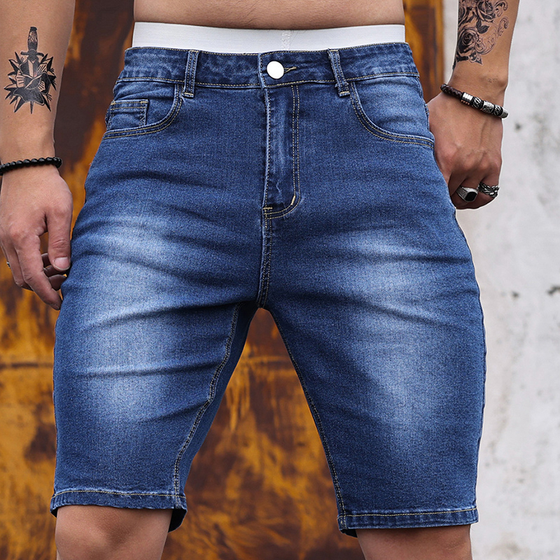 2026 Mens Stretch Denim Shorts - Men'S Shoes With Jeans ulasan dan harga