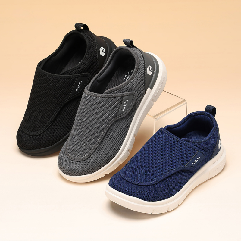 FitVille Extra Wide 2E Men'S D - Men'S Shoes Diabetic ulasan dan harga