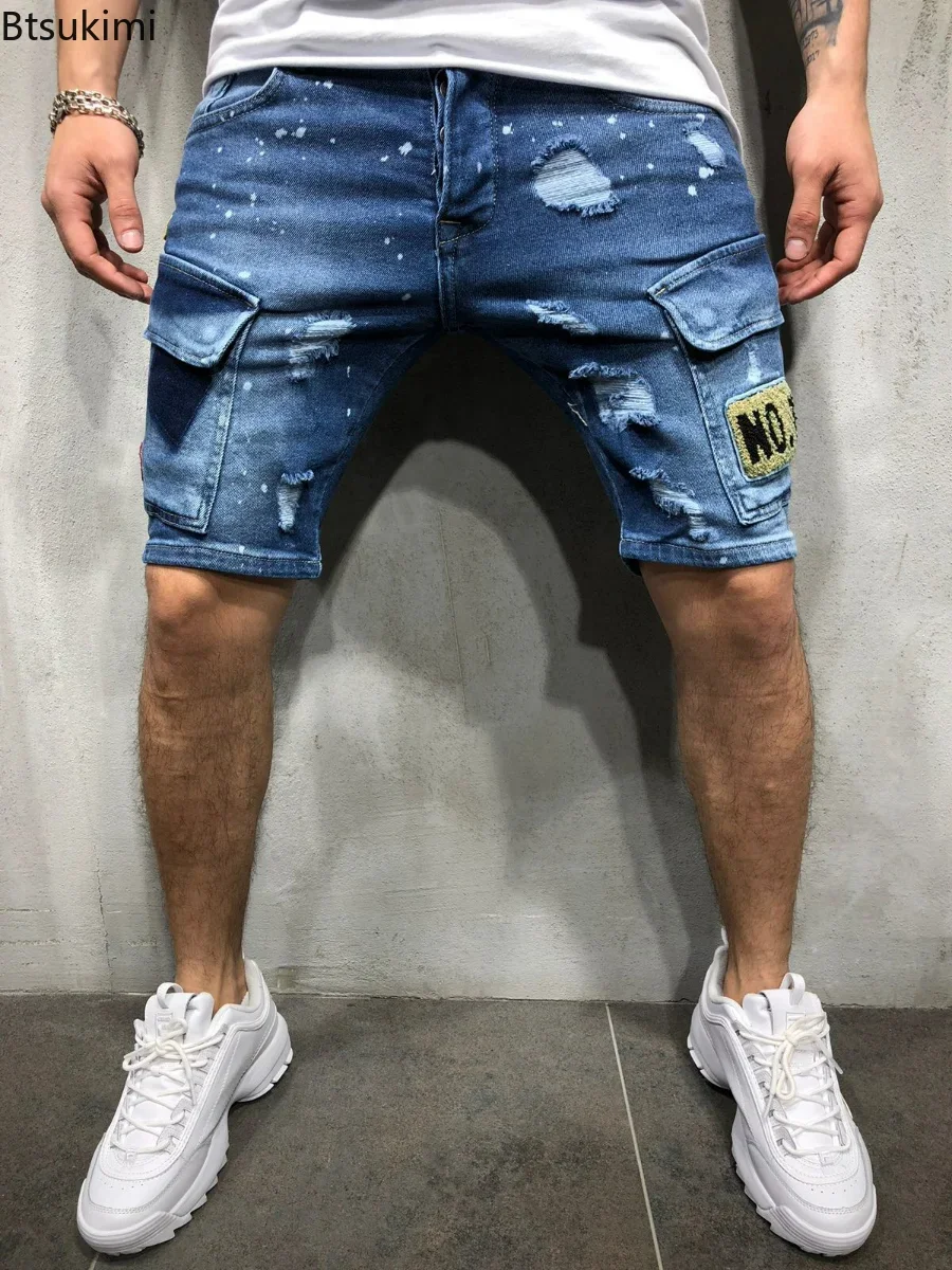 2026 Men's Summer Short Jeans  - Men'S Shoes With Jeans ulasan dan harga