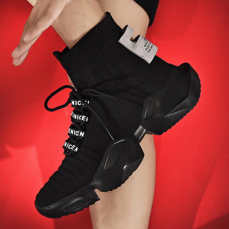 Plus Size Hightop High-soled M - Men'S Shoes Japanese Brand ulasan dan harga