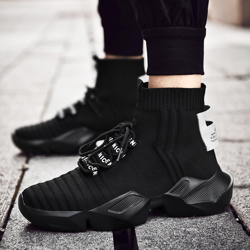 Plus Size Hightop High-soled M - Men'S Shoes Japanese Brand ulasan dan harga