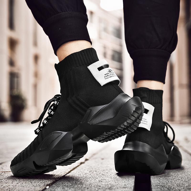 Plus Size Hightop High-soled M - Men'S Shoes Japanese Brand ulasan dan harga