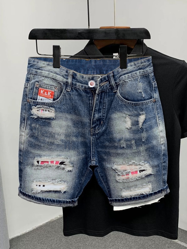 2026 Summer Ripped Straight Me - Men'S Shoes With Jeans ulasan dan harga