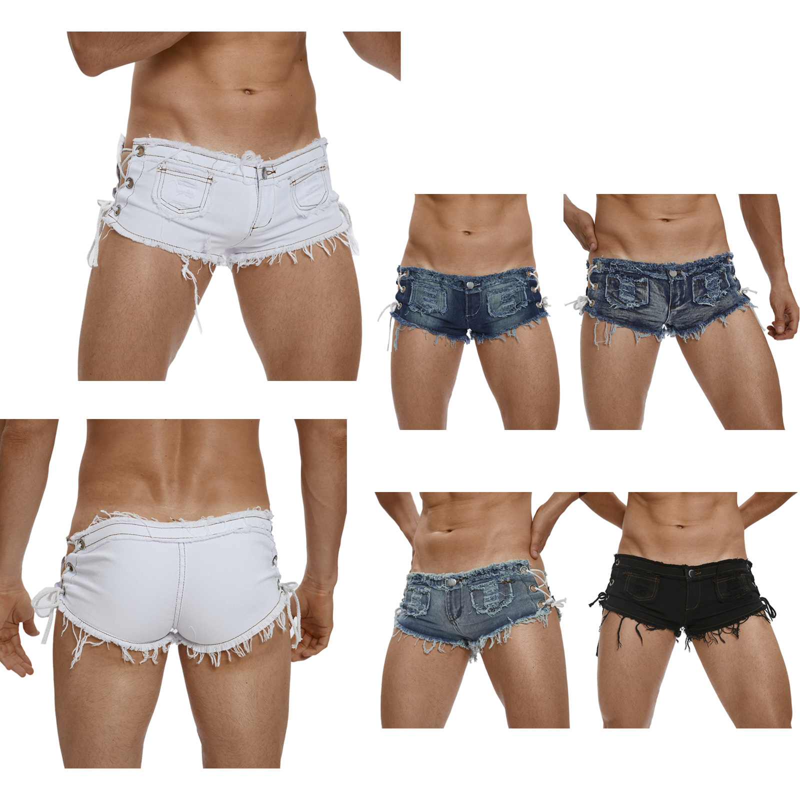 Mens Low Rise Extra Short Hot  - Men'S Shoes With Jeans ulasan dan harga