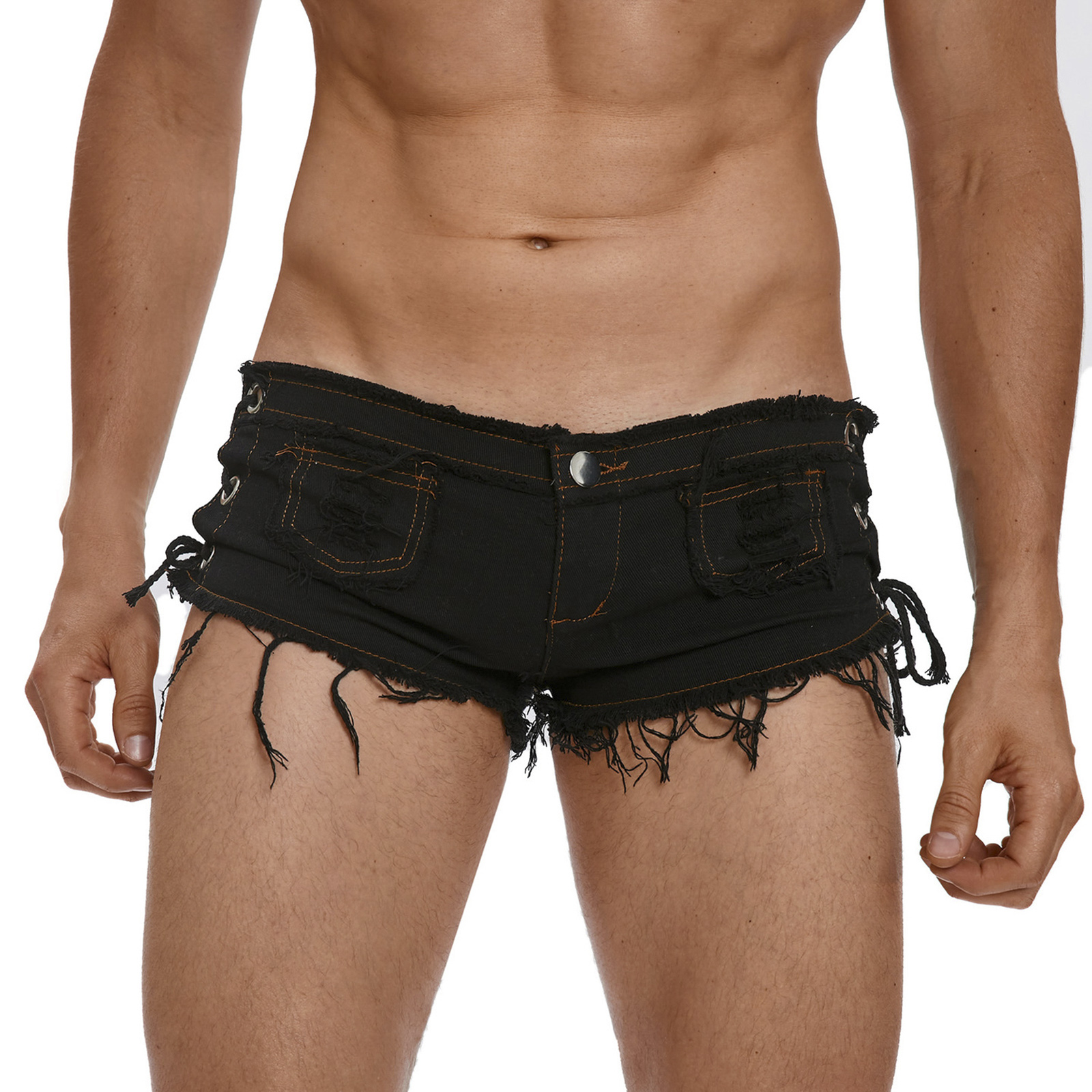 Mens Low Rise Extra Short Hot  - Men'S Shoes With Jeans ulasan dan harga