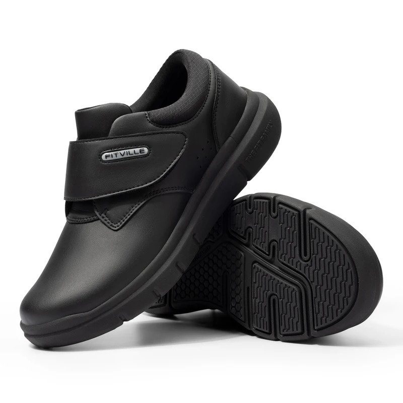 Extra Wide Men'S Shoes Leather - Men'S Shoes Diabetic ulasan dan harga