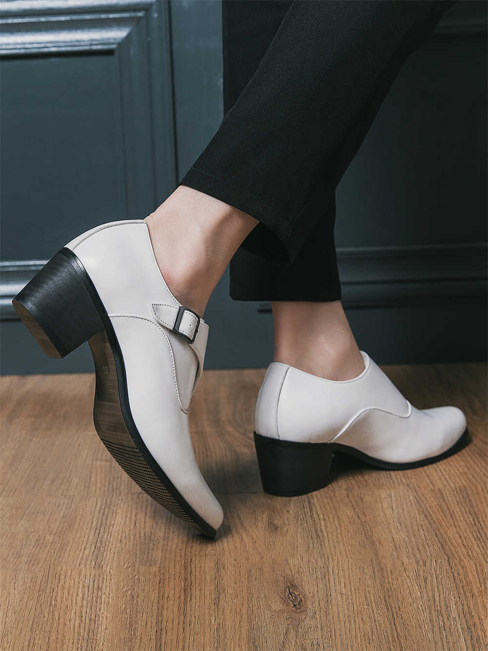 Normal Leather Ballroom Dancin - Men'S Shoes For Running ulasan dan harga